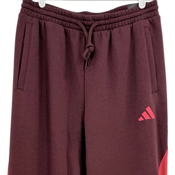 Adidas Men's Regular Fit Aurora Ruby Multi Sport Fleece Jogger Pants Size M NWT - Picture 3 of 10